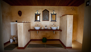 Bathroom at Entumoto Camp