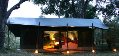 Tent at Salas Camp